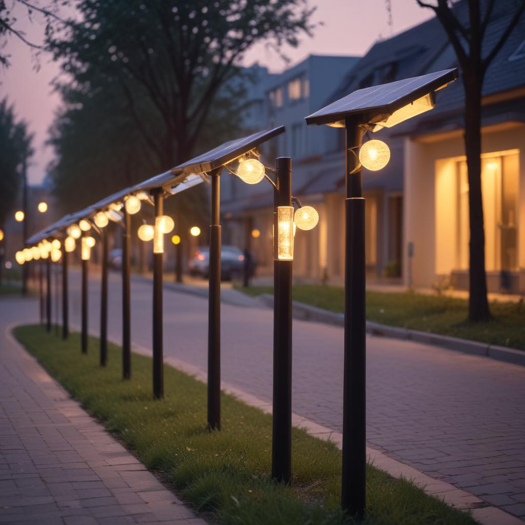 Уличные LED-светильники на солнечных панелях: принципы работы и области применения